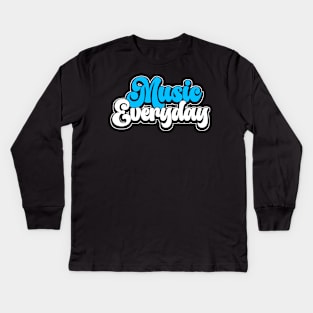 Muaic life Kids Long Sleeve T-Shirt